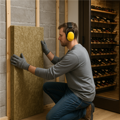 Comment insonoriser une cave à vin proche des pièces de vie ?