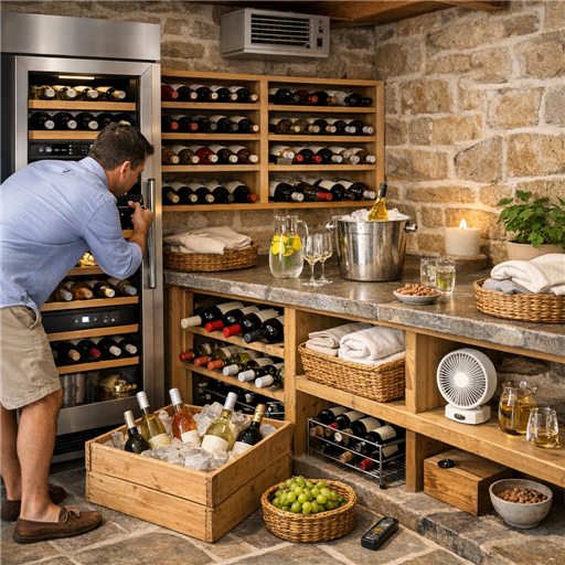 Transformer votre cave à vin pour l'été : optimiser l'espace et la fraîcheur