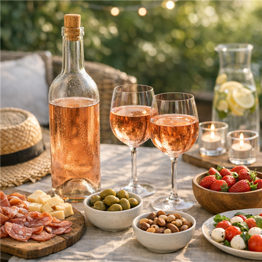 Comment Sélectionner le Vin Rosé Idéal pour Vos Apéros d'Été à Domicile