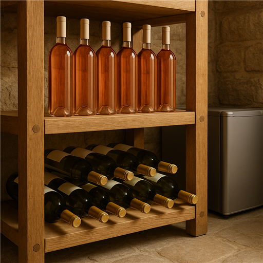 Optimiser votre cave pour l'été : Techniques de rangement pour vins rosés et vins frais