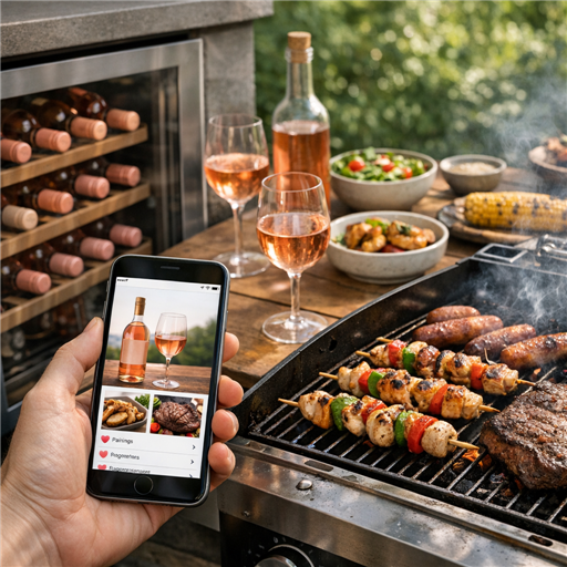 Optimisez votre cave à vin numérique pour un été réussi : Les meilleures applis pour assortir vos rosés aux grillades estivales