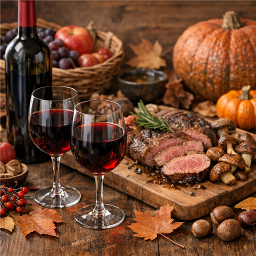 Les vins rouges pour l'automne