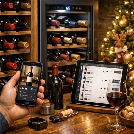Comment les Technologies Numériques Facilitent la Gestion de Votre Cave à Vin pour les Fêtes de Fin d’Année