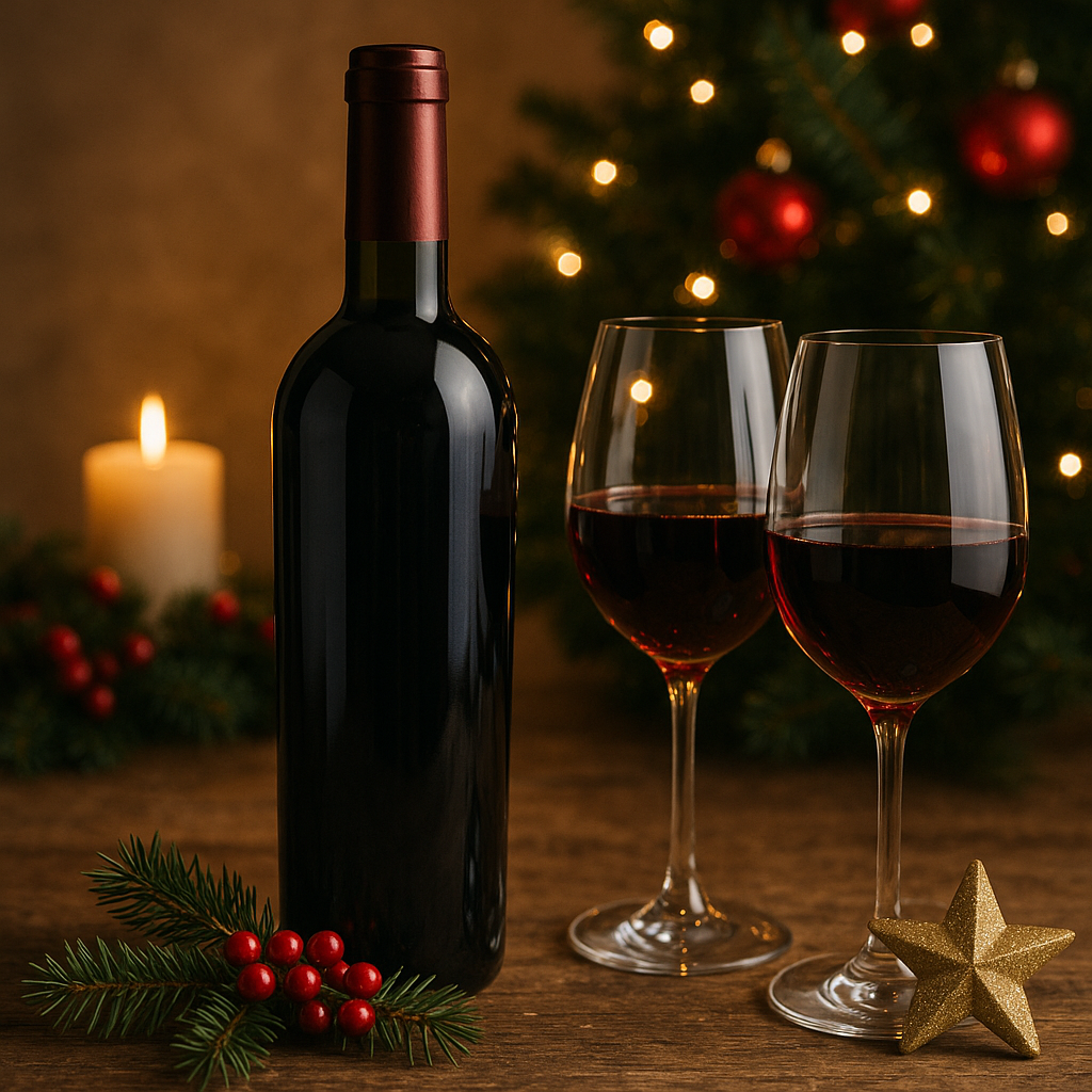 Selection of Wines to Celebrate Christmas - Image