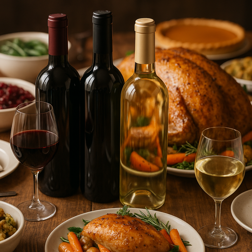 Wine Selection for a Thanksgiving Dinner - Image