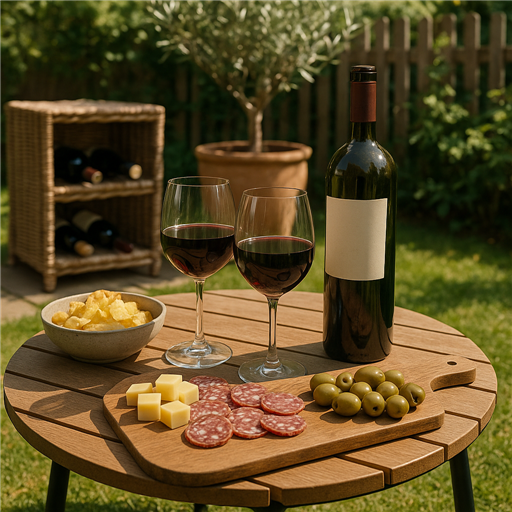 How to Create a Summer Wine and Cheese Corner in Your Garden: Inspirations for Setting Up Your Wine Space - Image