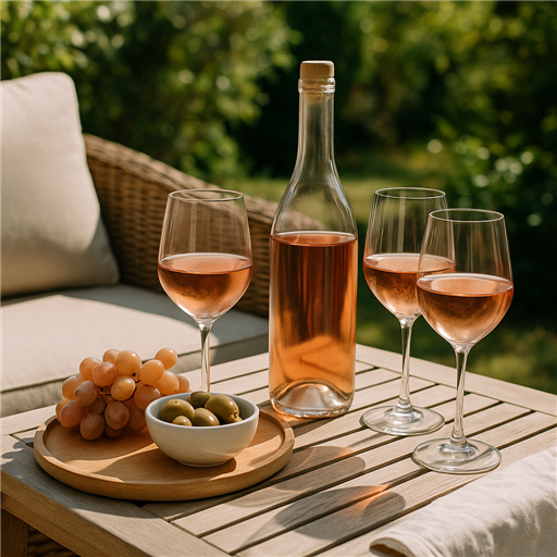 Create a Summer Tasting Space: Tips for Showcasing Your Rosé Wines at Home - Image