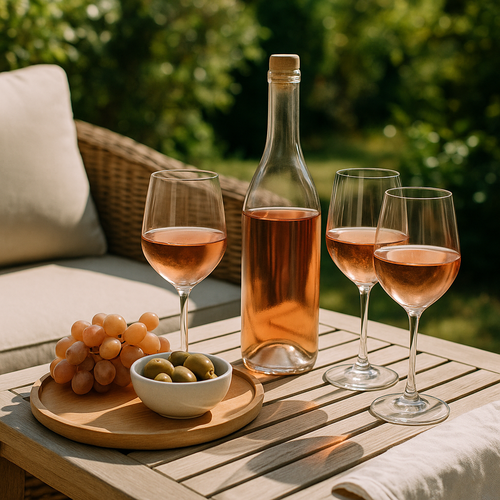 Create a Summer Tasting Space: Tips for Showcasing Your Rosé Wines at Home - Image