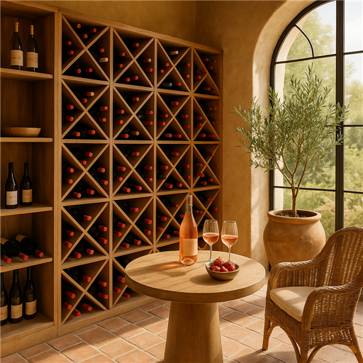 Create the Perfect Space for a Rosé Summer: Summer Wine Cellar Design Ideas - Image