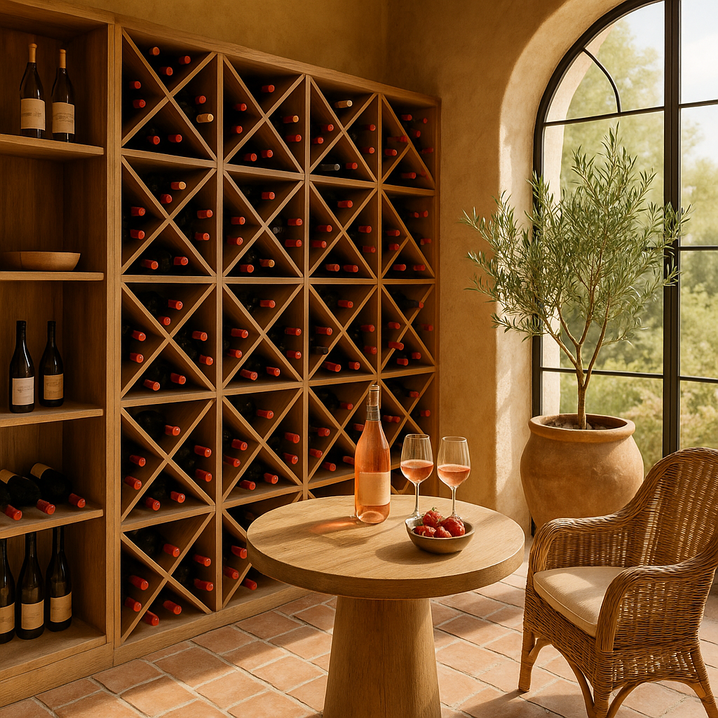 Create the Perfect Space for a Rosé Summer: Summer Wine Cellar Design Ideas - Image