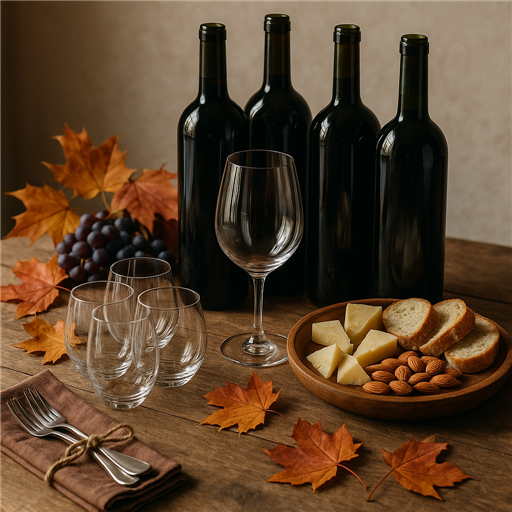 Preparing for an Autumnal Wine Tasting