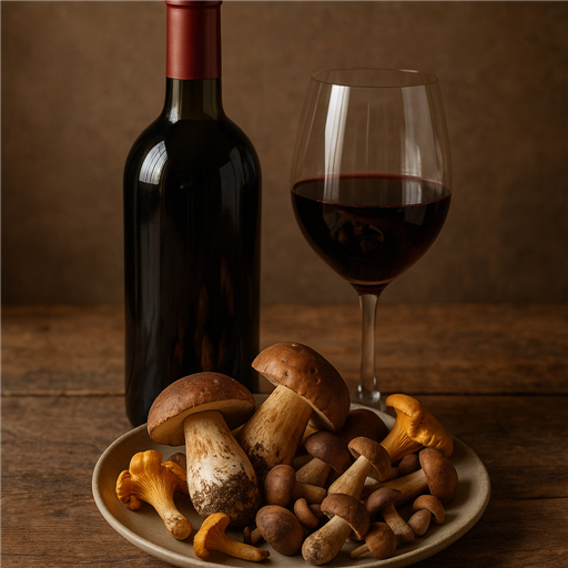 L'art de marier vins et champignons