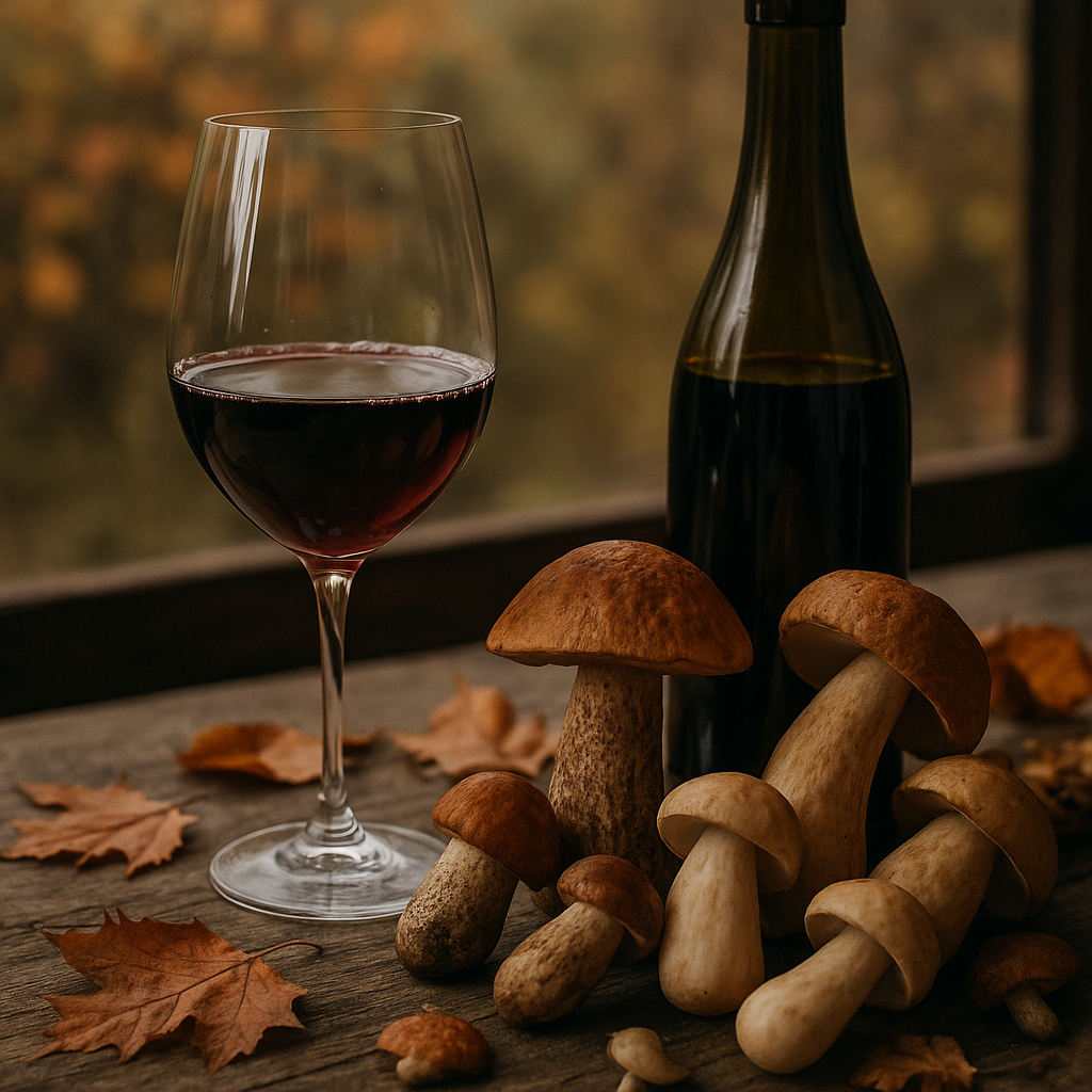 Découvrez l'Art du Vin et Champignons : Dégustations Automnales - Image