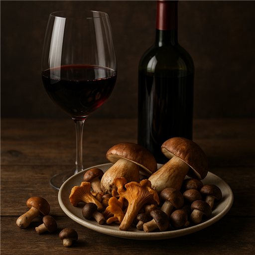 Les accords vins et champignons