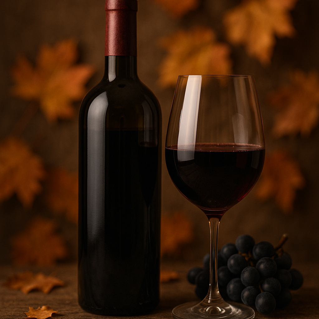 Die Kunst der Auswahl meistern: Kräftige Weine für herbstliche Abende. - Image