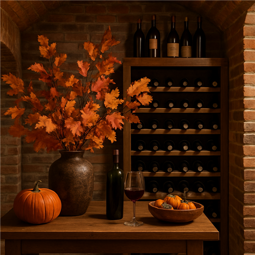 Design Inspirations for an Autumnal Wine Cellar