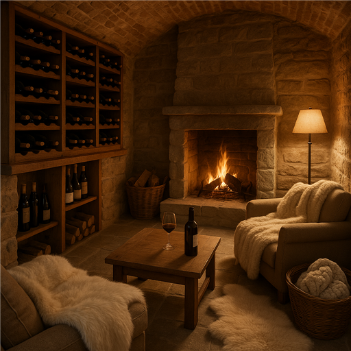 Transformer votre Cave à Vin en un Sanctuaire pour l'Hiver : Conseils de Design et Aménagement - Image