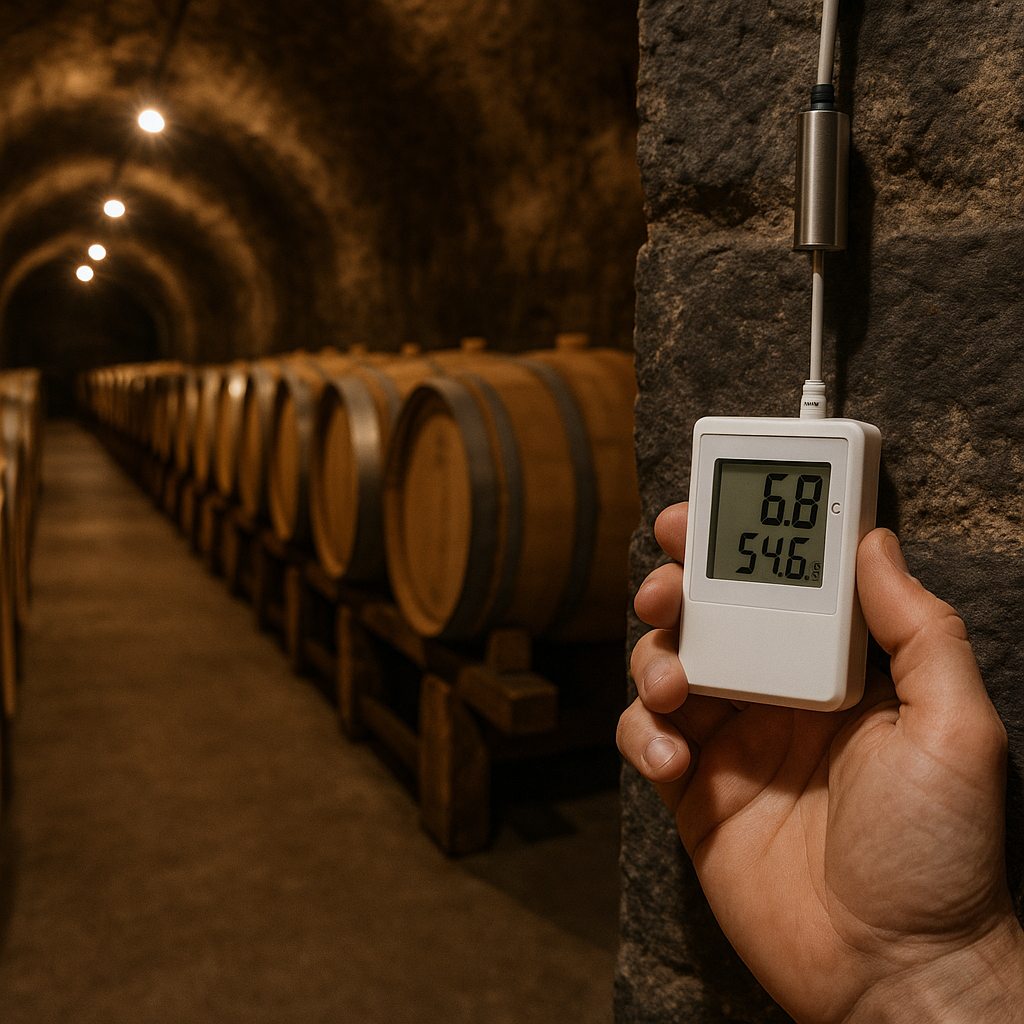 Image de l'article : How Temperature Tracking Technology is Revolutionizing Wine Storage in Winter - Viniou