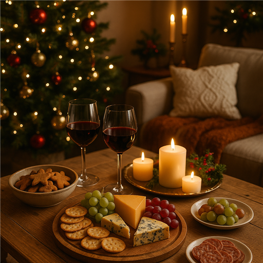 Tạo không gian thân thiện cho buổi nếm rượu Giáng sinh vui vẻ tại nhà - Image