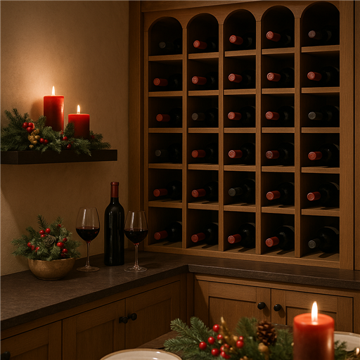 Créer une Cave à Vin Esthétique pour les Fêtes : Conseils de Design et d'Aménagement - Image