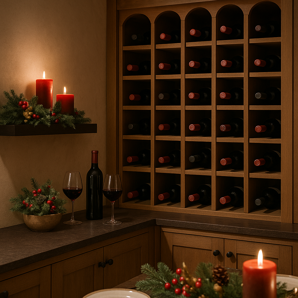 Créer une Cave à Vin Esthétique pour les Fêtes : Conseils de Design et d'Aménagement - Image