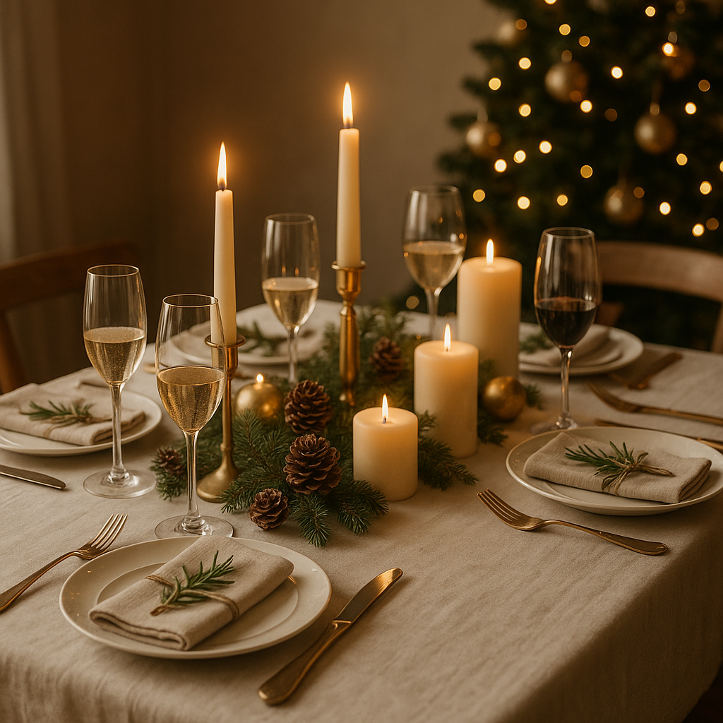 Créez l'Ambiance Parfaite : Conseils de Décoration de Table pour Sublimer vos Réveillons - Image