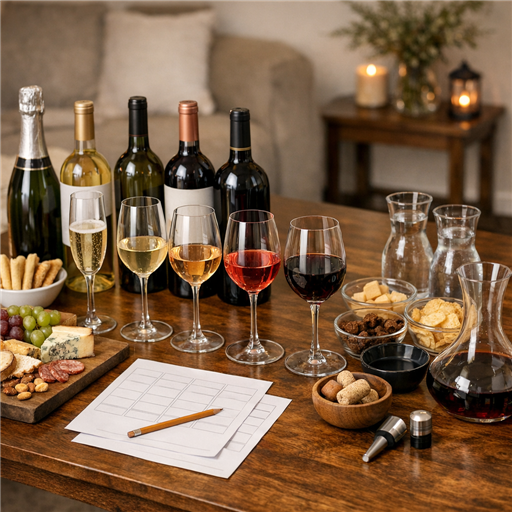 Setting Up Your At-Home Wine Tasting