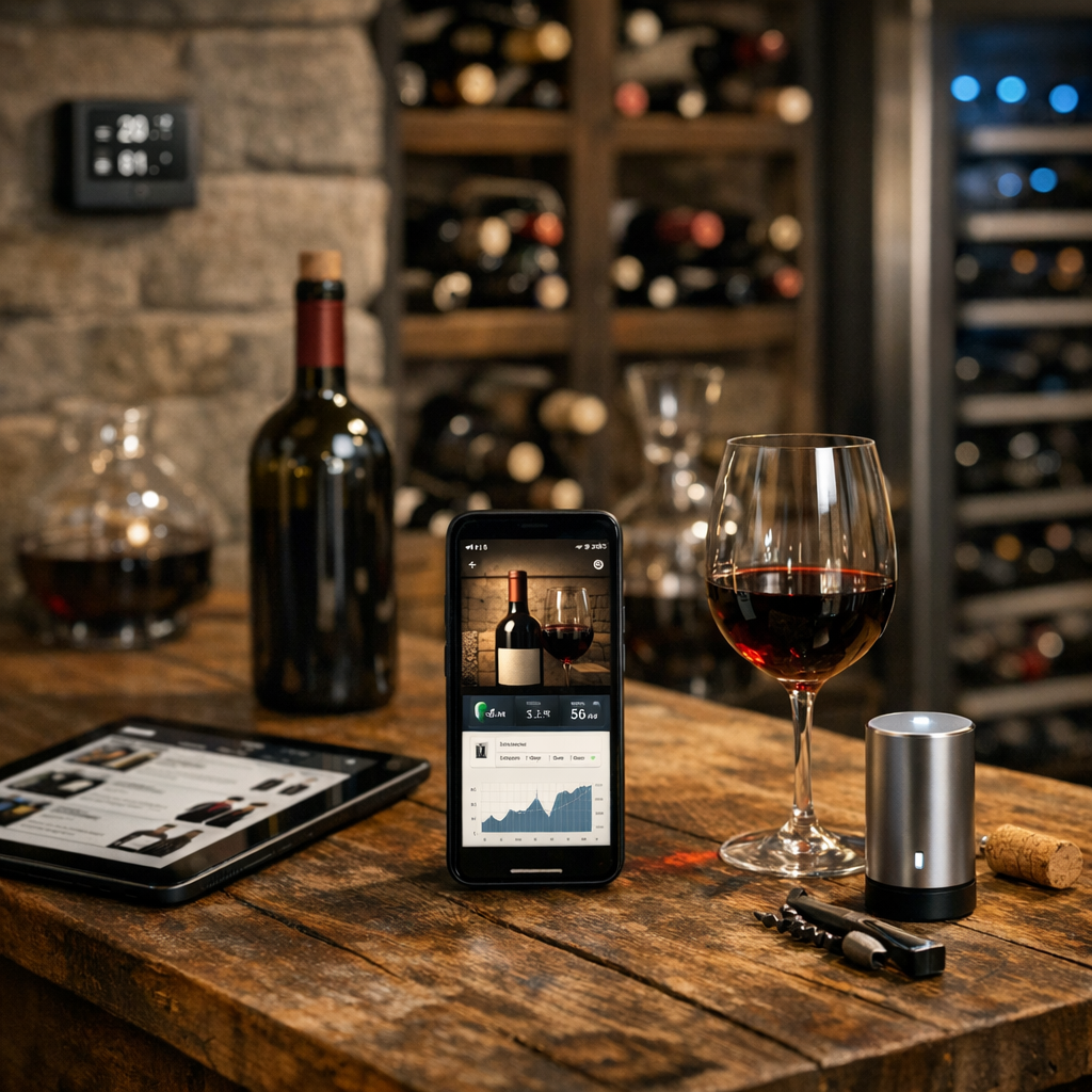 Image de l'article : Smart Wine: How Technology is Revolutionizing Your Cellar Management in Winter - Viniou