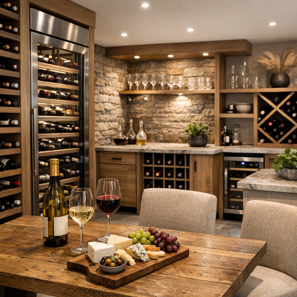 Image de l'article : Refreshing Your Wine Cellar for Spring: Design and Layout Trends 2023 - Viniou