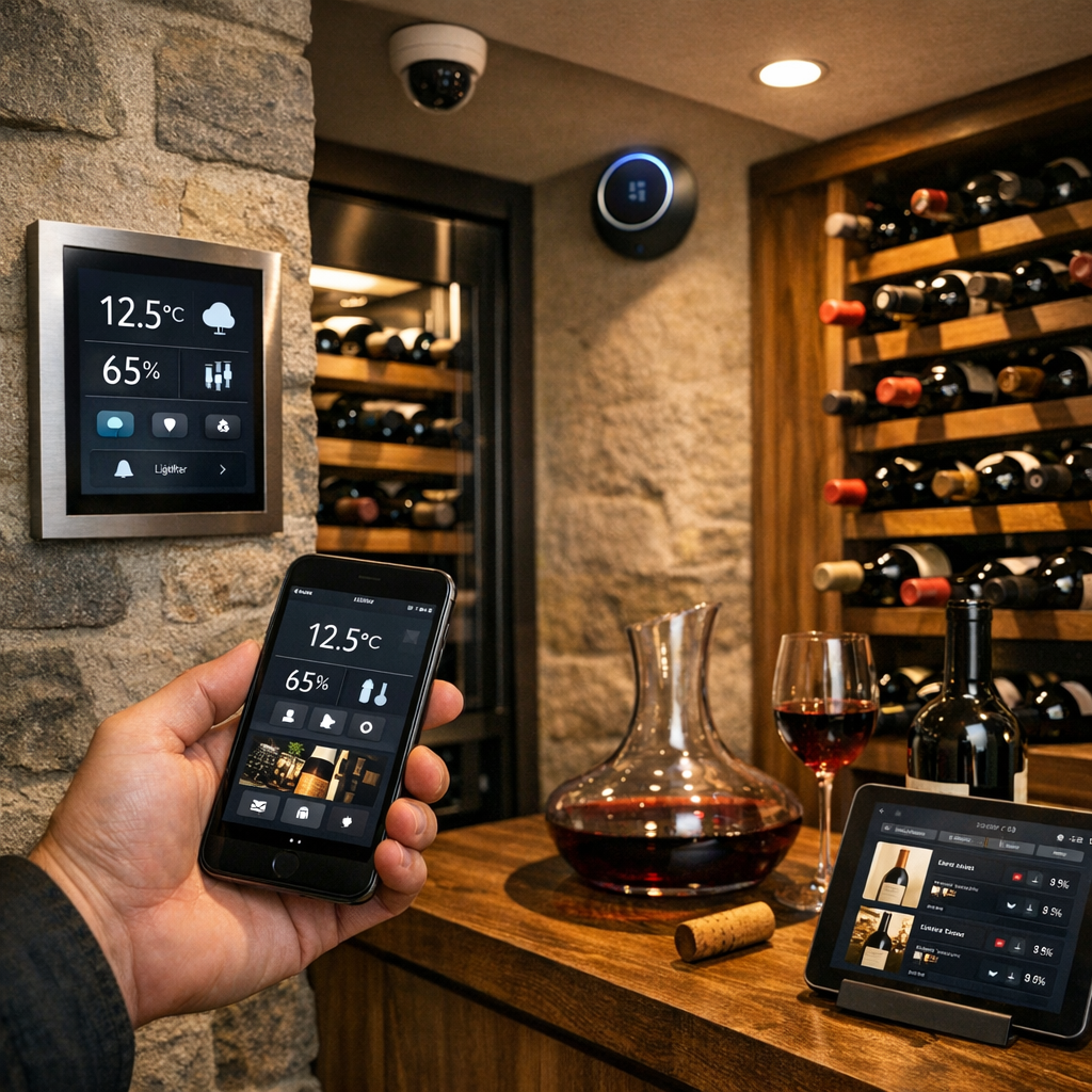 Image de l'article : Optimoi viinikellarisi: Tutustu vuoden alun teknologioihin älykkääseen hallintaan. - Viniou