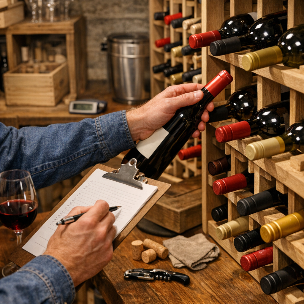 Image de l'article : Valmistele viinikellari loppuvuodeksi: Vinkkejä ja neuvoja optimaaliseen järjestelyyn - Viniou