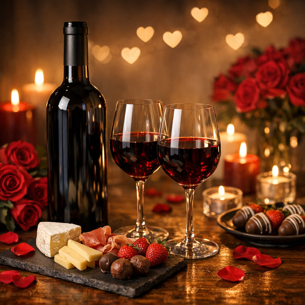 Image de l'article : Vino y San Valentín: Crea el Momento Perfecto con una Selección Juiciosa - Viniou