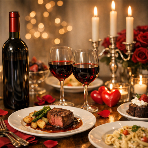 Accords parfaits : choisir le vin idéal pour une soirée de Saint-Valentin - Image