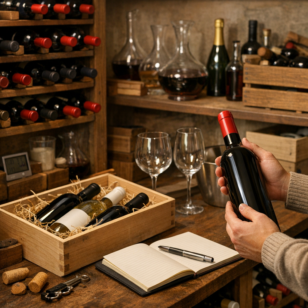 Image de l'article : Optimera din vinkällare för våren: Praktiska förvarings- och hanteringstips - Viniou