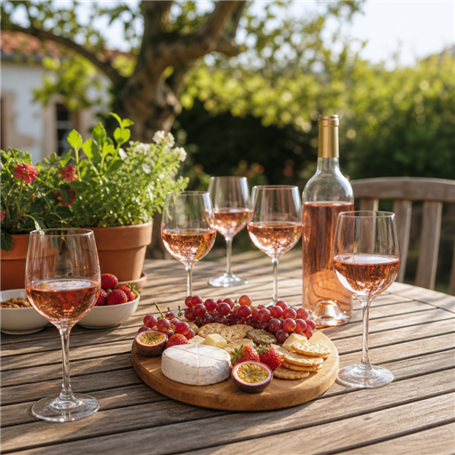 Comment organiser une dégustation estivale autour des vins rosés - Image