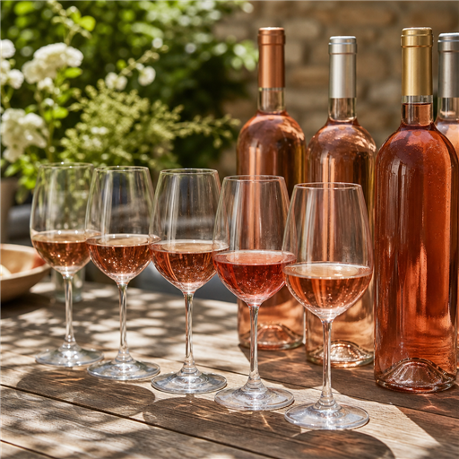 Choisir les vins rosés pour une dégustation variée et équilibrée