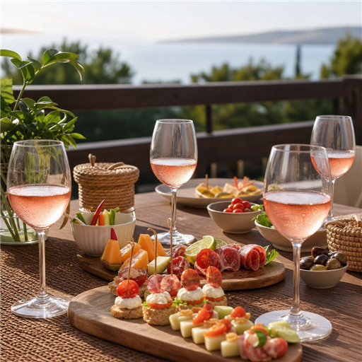 Comment organiser une dégustation estivale autour des vins rosés et des apéritifs frais - Image