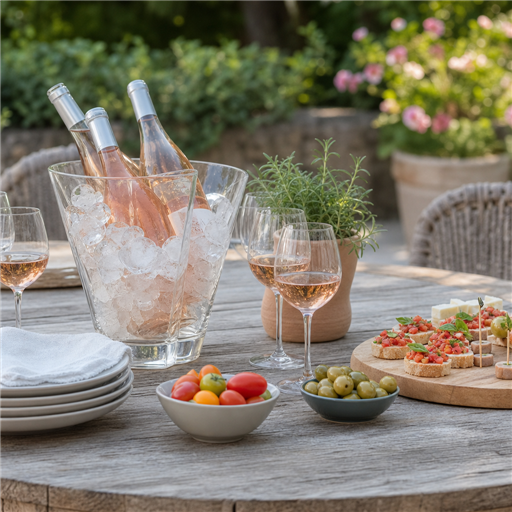 Bien préparer sa dégustation de vins rosés