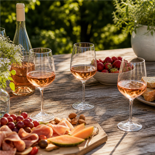 Organiser une dégustation estivale autour des vins rosés : idées simples pour un moment convivial - Image