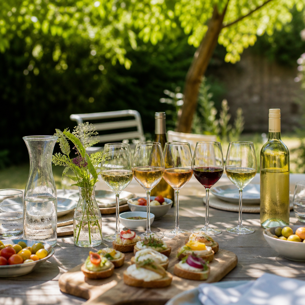 Comment organiser une dégustation estivale autour des vins légers et de saison - Image