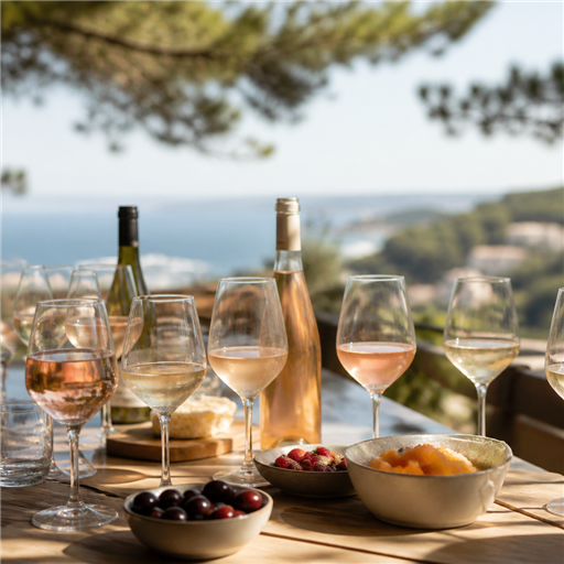 Organiser une dégustation estivale en août : rosés légers, vins de saison et esprit vacances - Image
