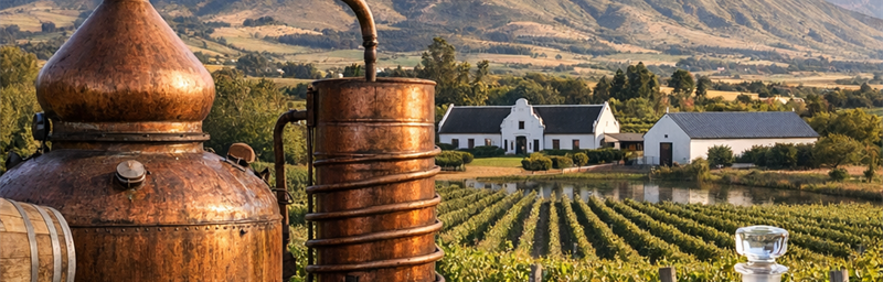 Hình ảnh của Rượu Brandy Afrique du Sud từ vùng Cap-Occidental