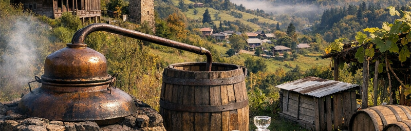 Hình ảnh của Rượu Brandy Géorgie từ vùng Gourie