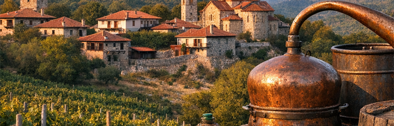 Billede af Brandy fra Grèce fra regionen Macédoine