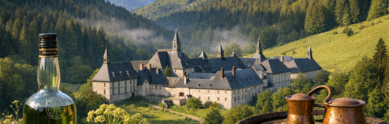 Image of the Chartreuse from France in the region Auvergne-Rhône-Alpes