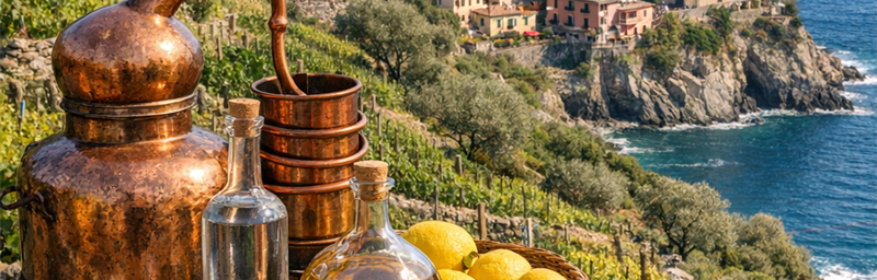 Bild av Brännvin från Italie i regionen Ligurie