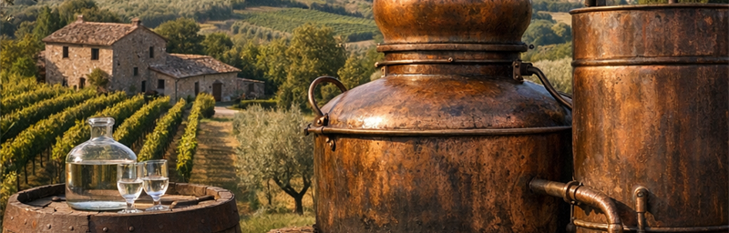 Bild av Brännvin från Italie i regionen Ombrie