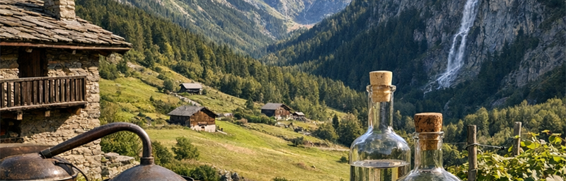 Bild av Brännvin från Italie i regionen Val d'Aoste