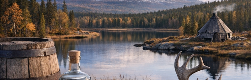 Slika Gin iz Finlande iz regije Laponie