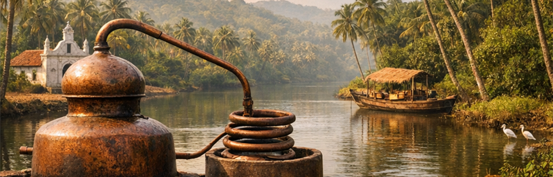 Slika Gin iz Inde iz regije Goa